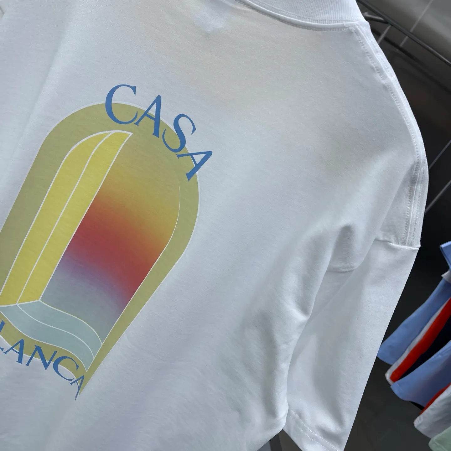 New Arrival Casablanca Classic Series T ～ ， ， 。 ， Classic ， In Stock ！ ：White Black Green Light Green Blue（5 ） Size：S M L XL XXL